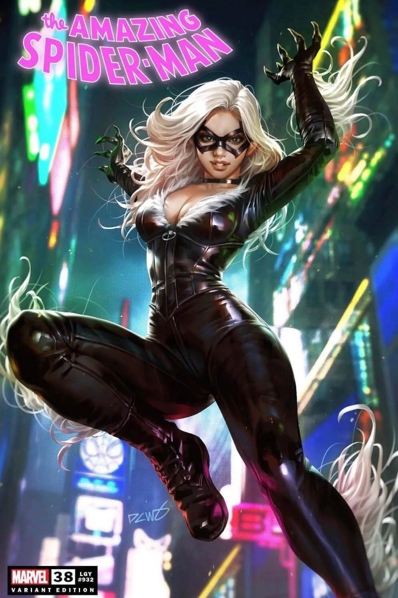 AMAZING SPIDER-MAN #38 DERRICK CHEW BLACK CAT Trade