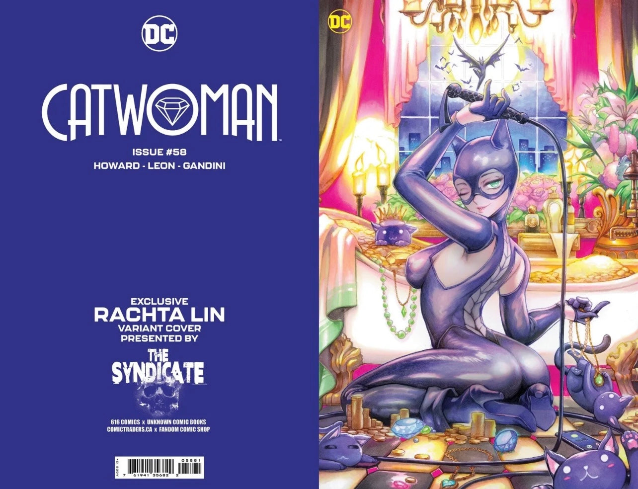 CATWOMAN #58 RACHTA LIN TRADE AND VIRGIN SET